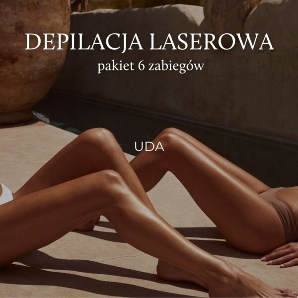 Depilacja laserowa uda - pakiet 6 zabiegów